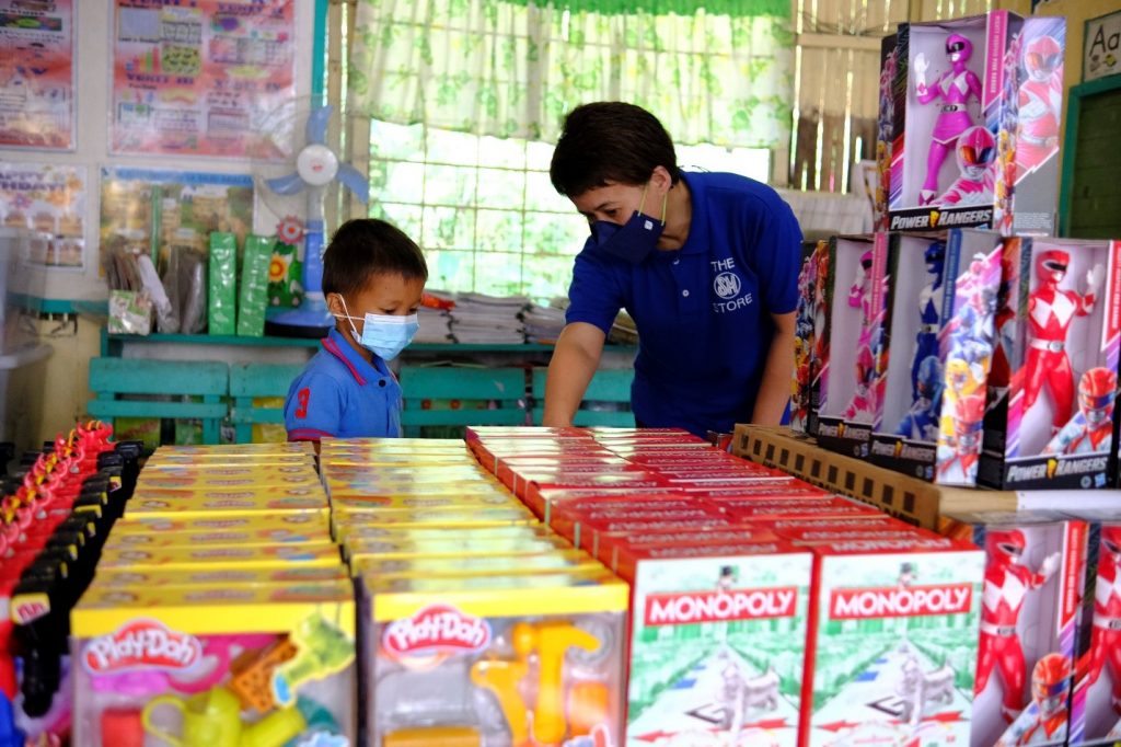 The SM Store surprises kids with toys, books, and school supplies in the small town of Rizal